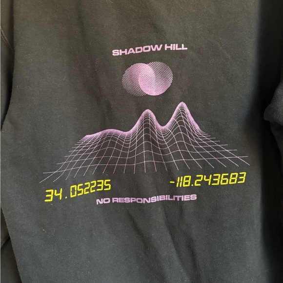 Shadow Hill Black Zip-Up Hoodie - Picture 7 of 12